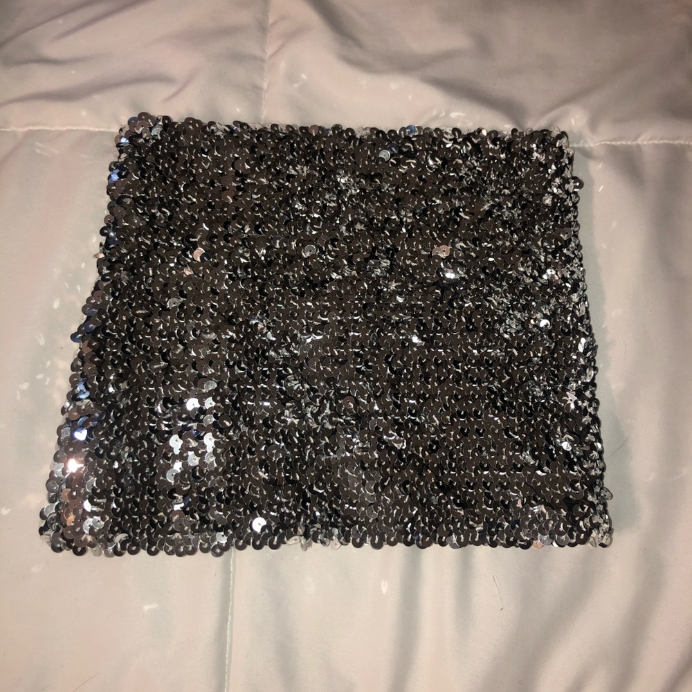 Sequin tube top